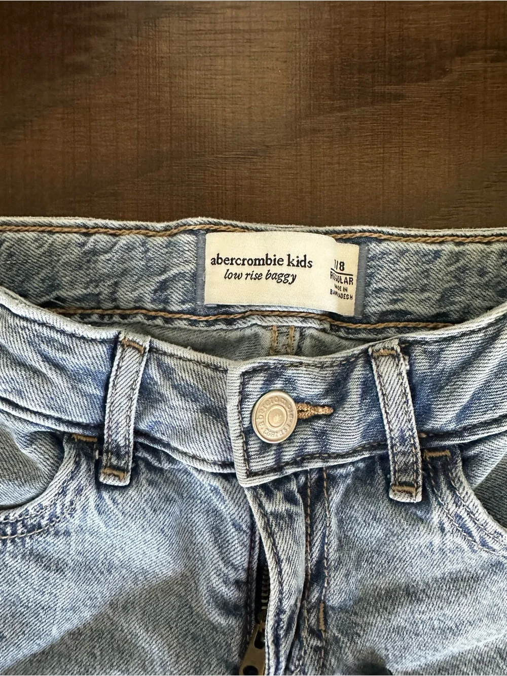 abercrombie kids light blue